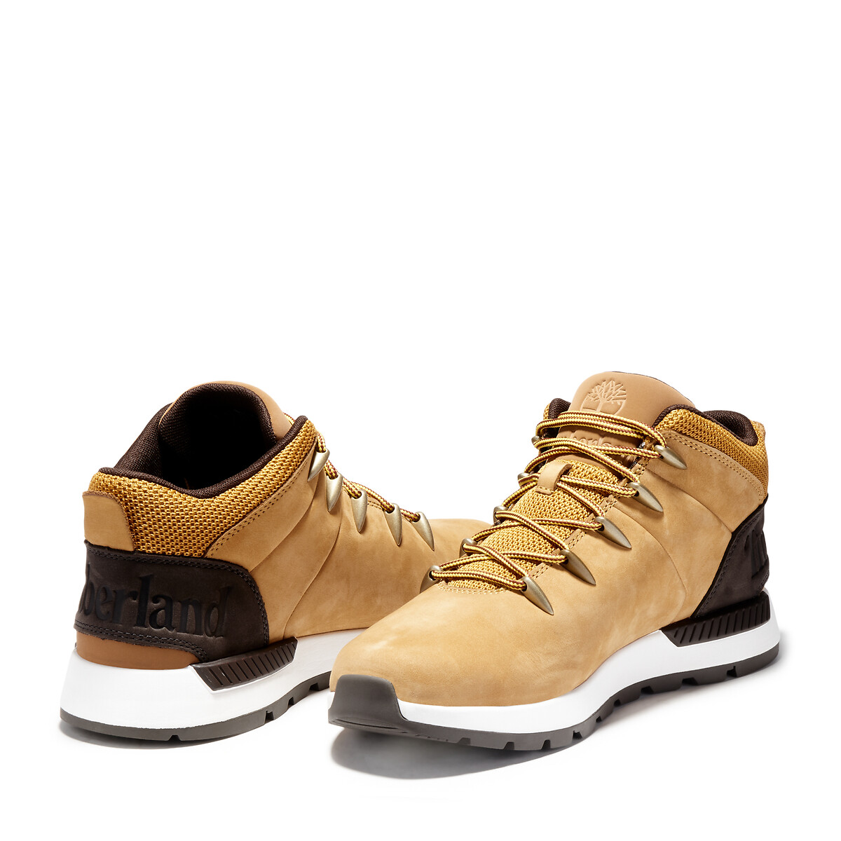 Baskets montantes en cuir Sprint Trekker miel, TIMBERLAND
