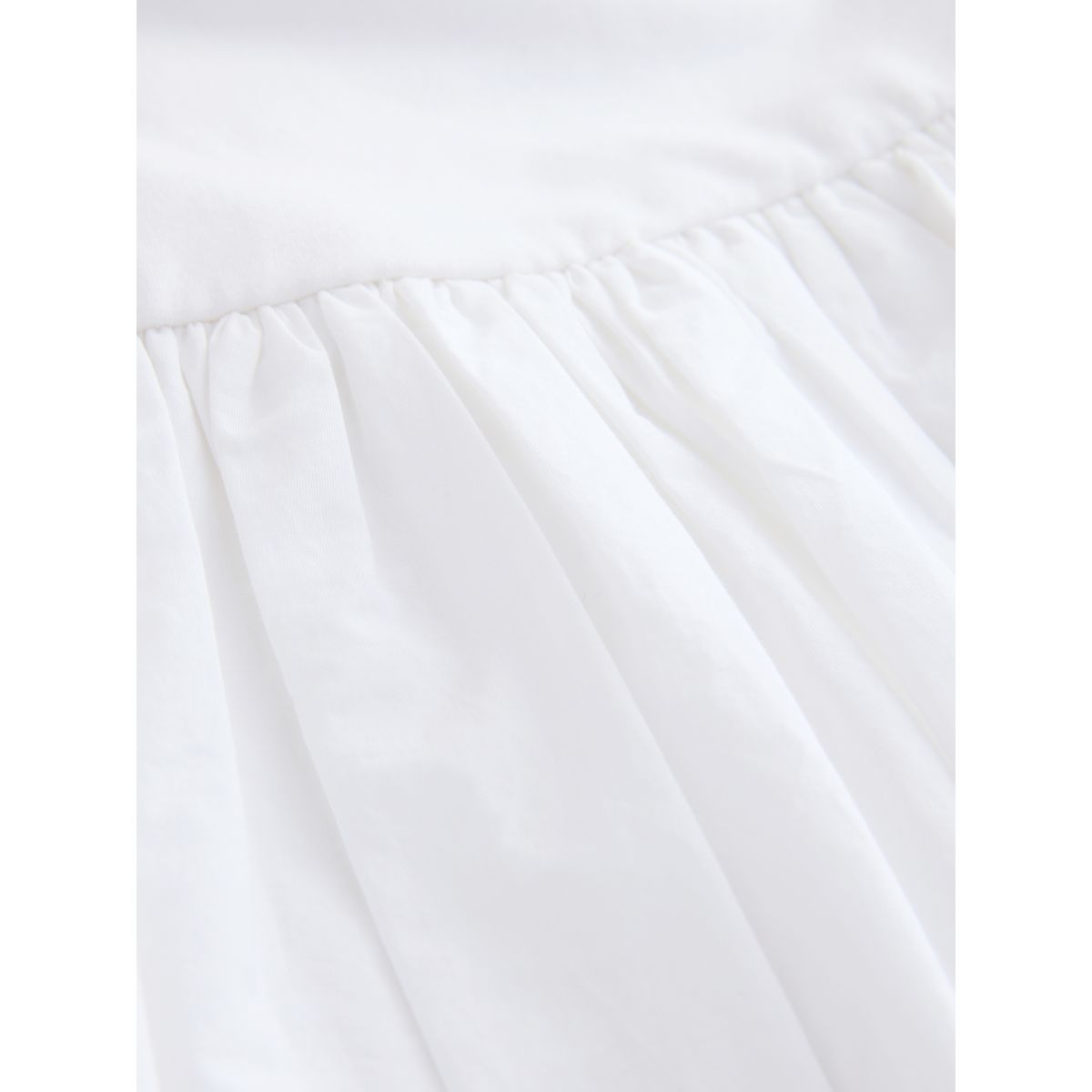 Robe courte à bretelles et ourlet boule blanc, NEXT