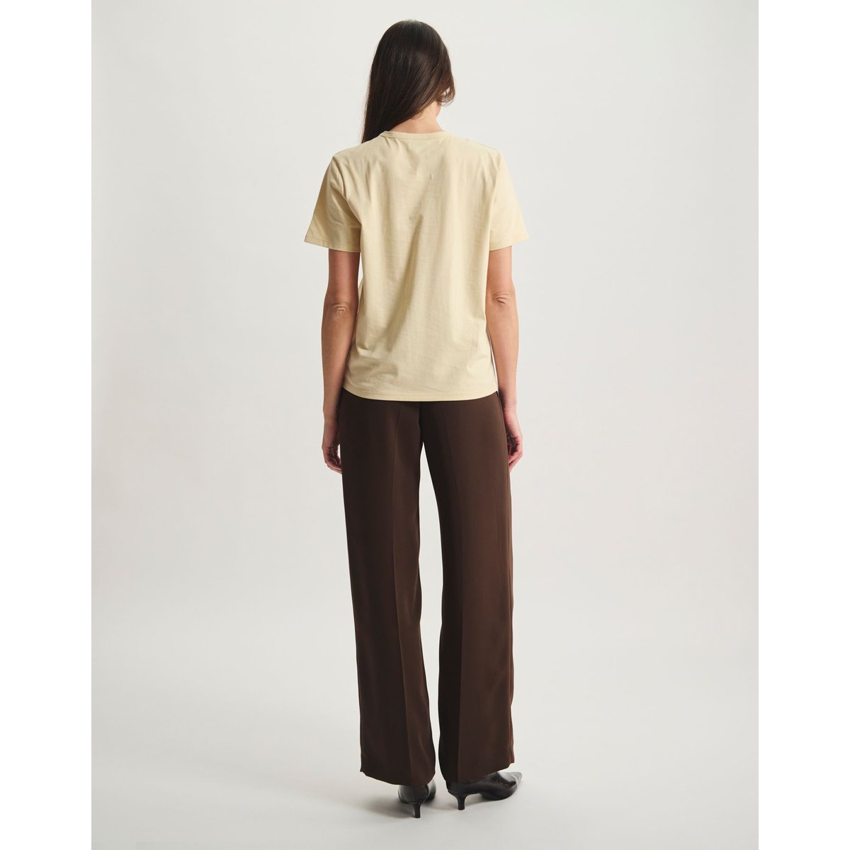 T-shirt Sunny en coton beige, INES DE LA FRESSANGE PARIS