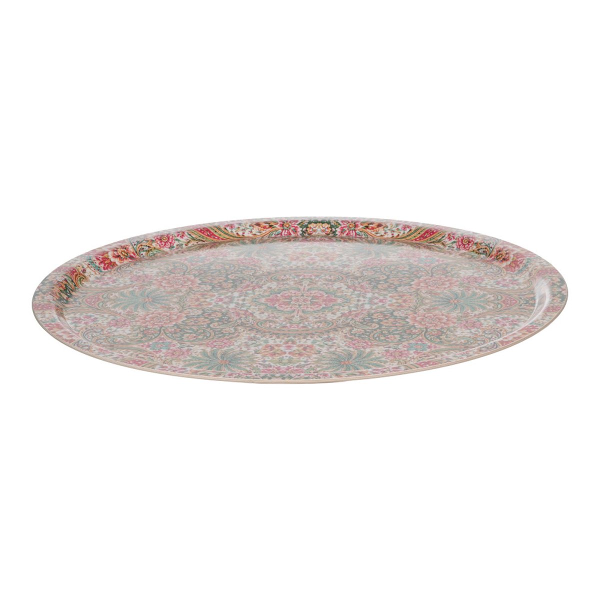 Plateau rond Safia 46 cm multicolore, TABLE PASSION