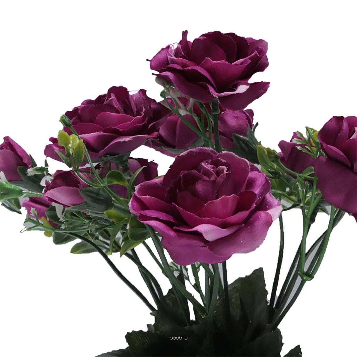 Pot composition fleurs artificielles v002236, ARTIFICIELLES