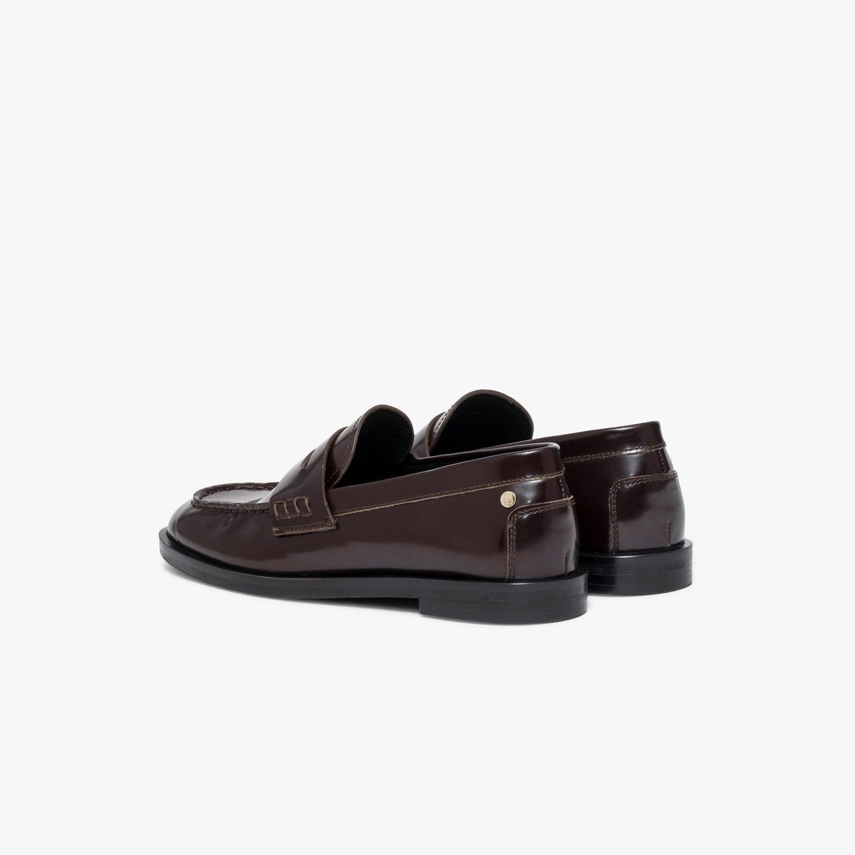 Mocassin en cuir AIDA violet pourpre, BOCAGE