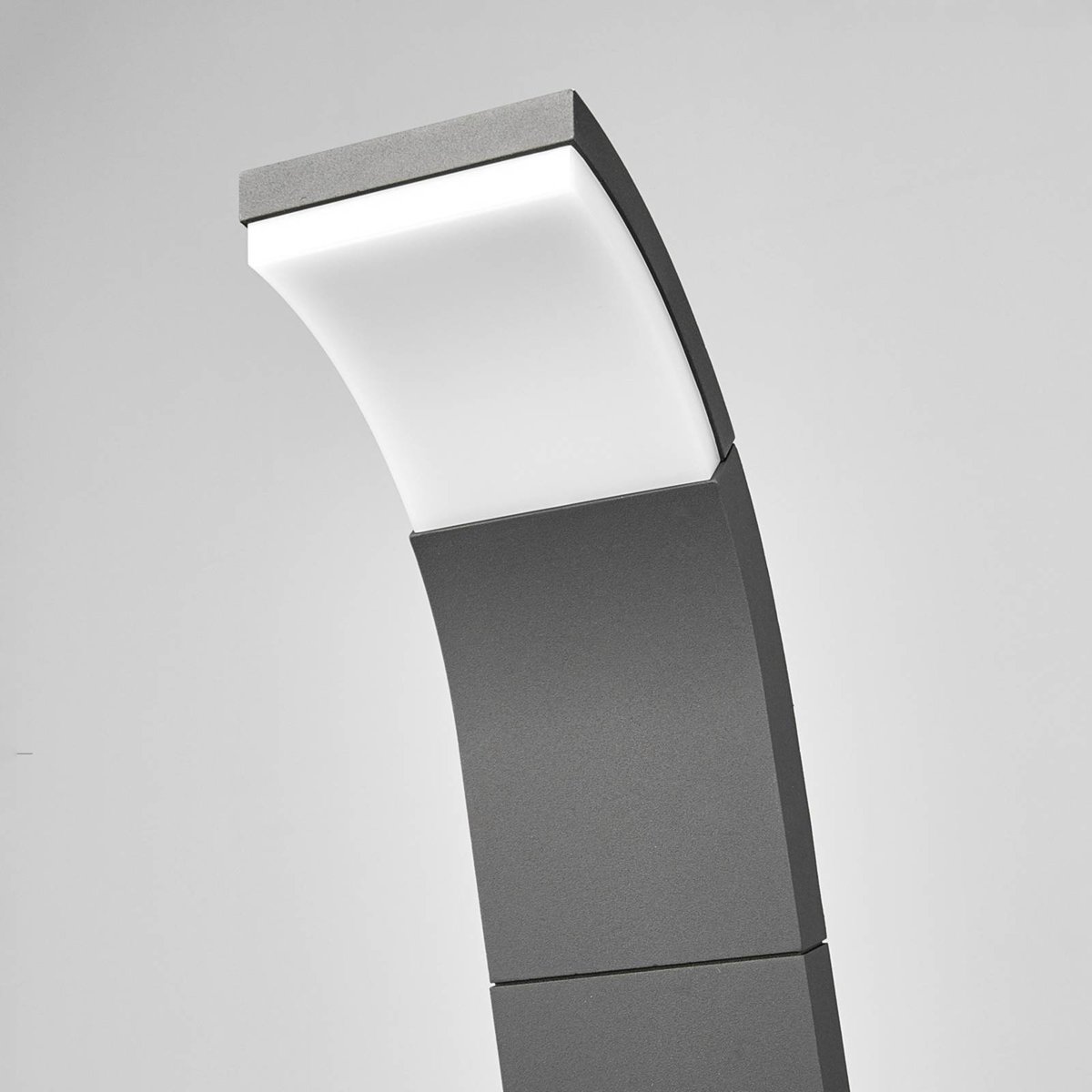Luminaire extérieur en aluminium moderneLED anthracite, blanc, LUCANDE