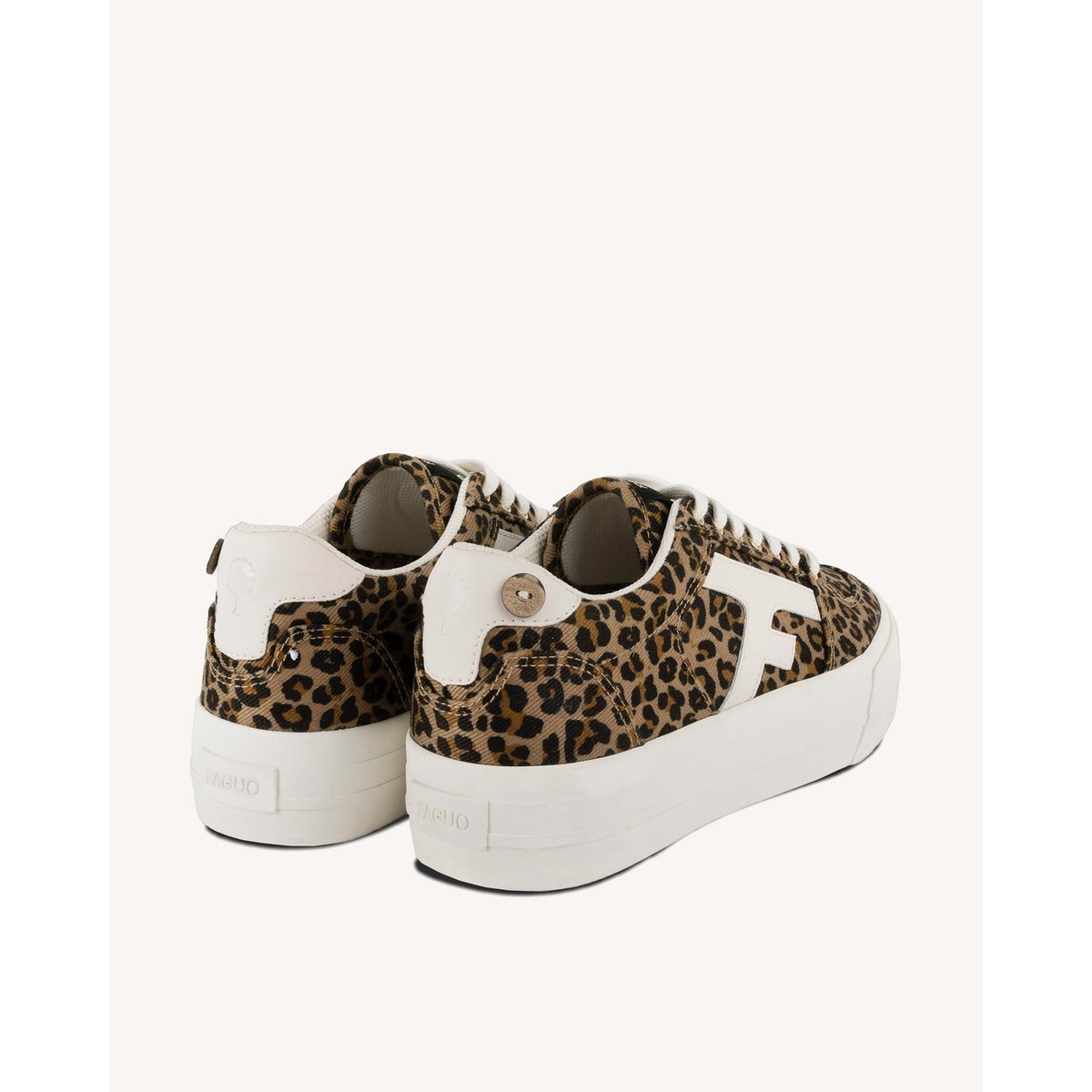 Baskets platform WALNUT marron, FAGUO