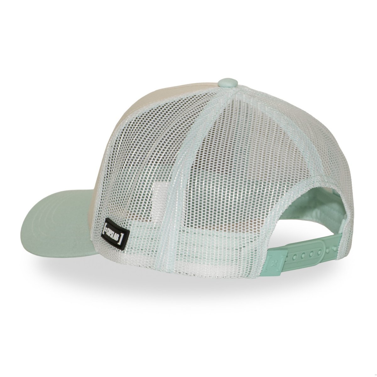 Casquette trucker Tom et Jerry blanc/beige/vert/gris, CAPSLAB