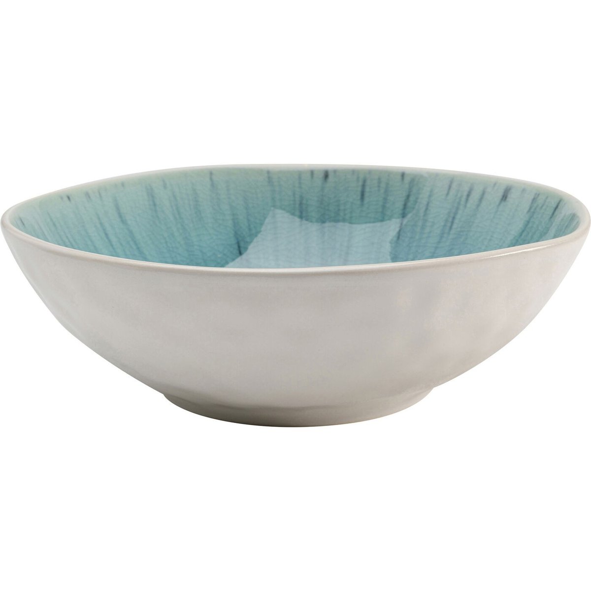 Lot de 4 bols 18cm, MUSTIQUE bleu, KARE DESIGN