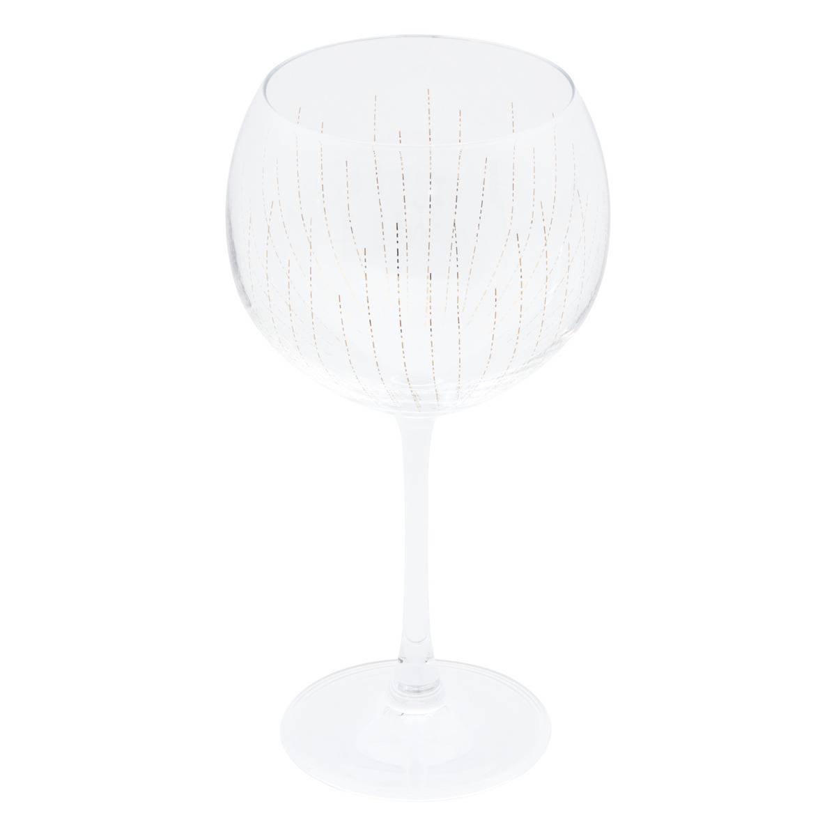 Lot de 2 verres à gin en verre LUNIS doré, ATMOSPHERA