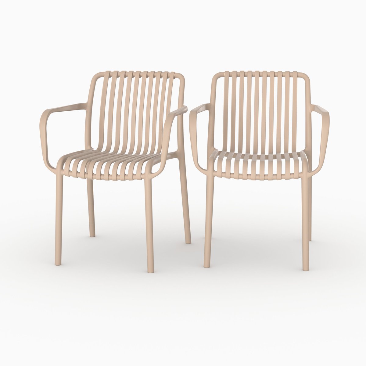 Chaise de jardin Ivy - IVY beige, MAISON PAVANE