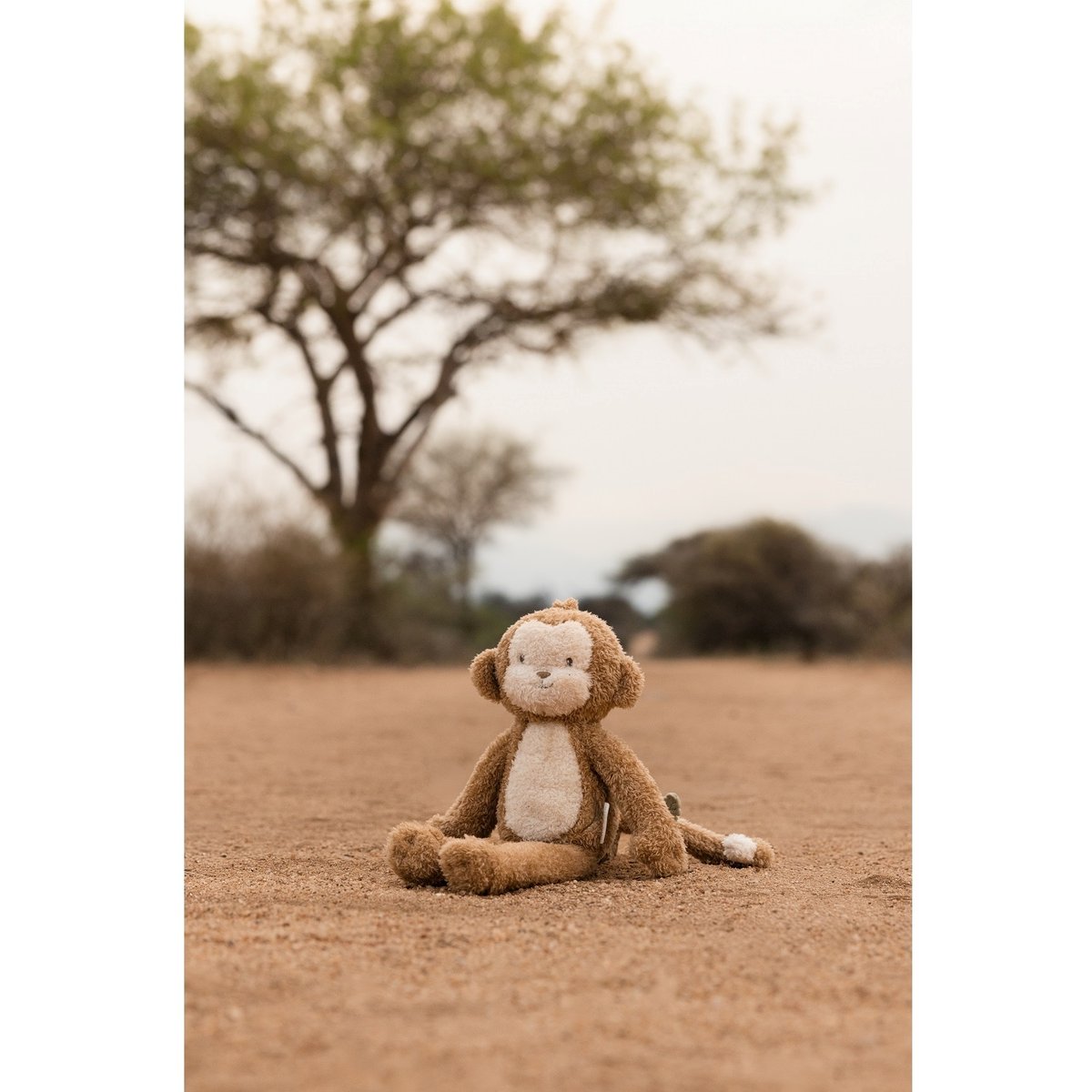 Peluche beige, marron, LITTLE DUTCH