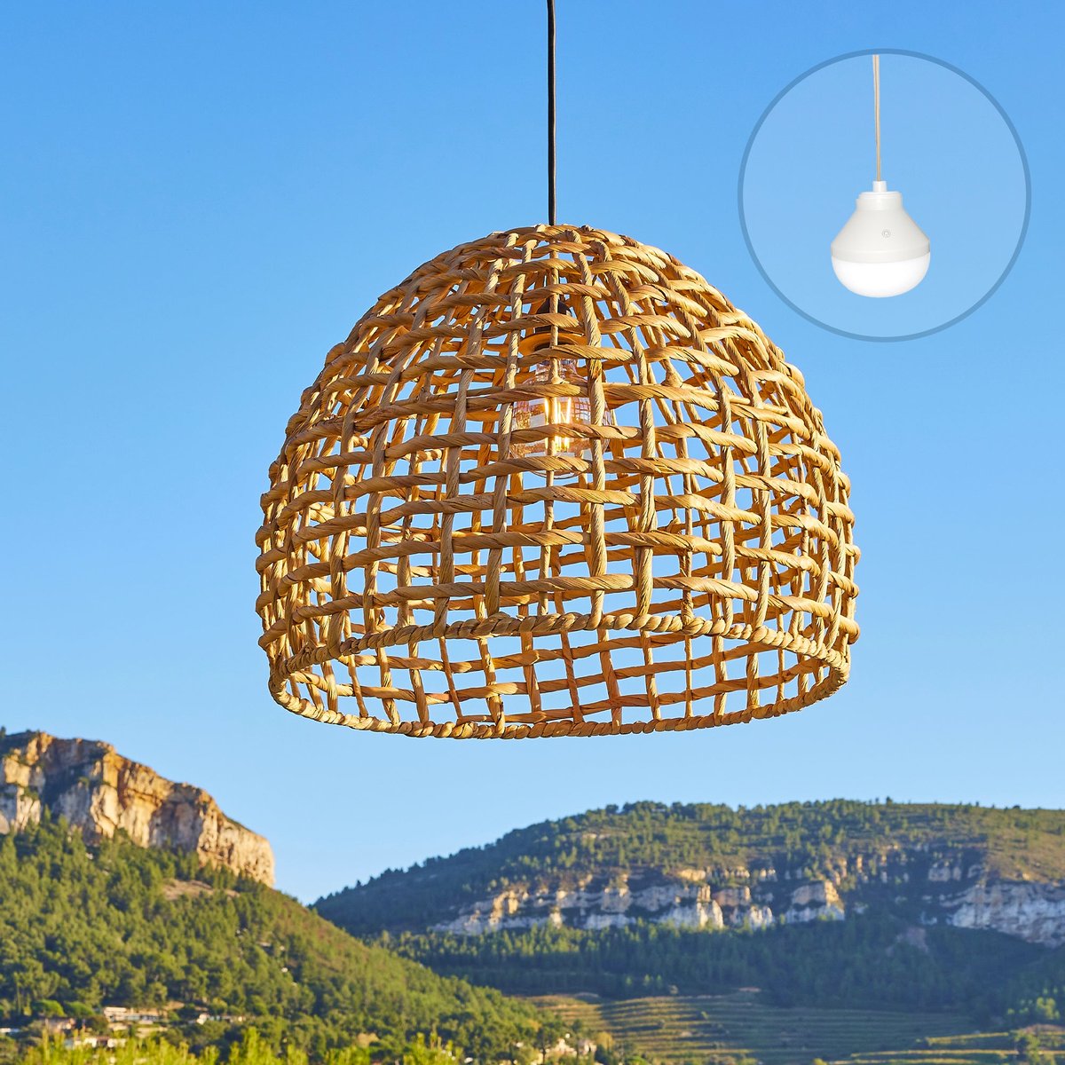 Suspension sans fil AMADEO NOMAD beige, LUMISKY