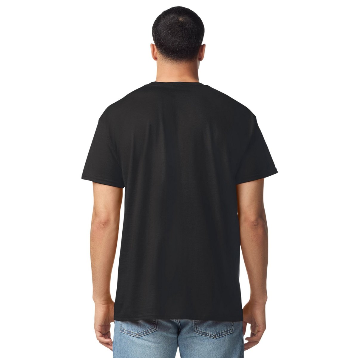 T-shirt noir, GILDAN