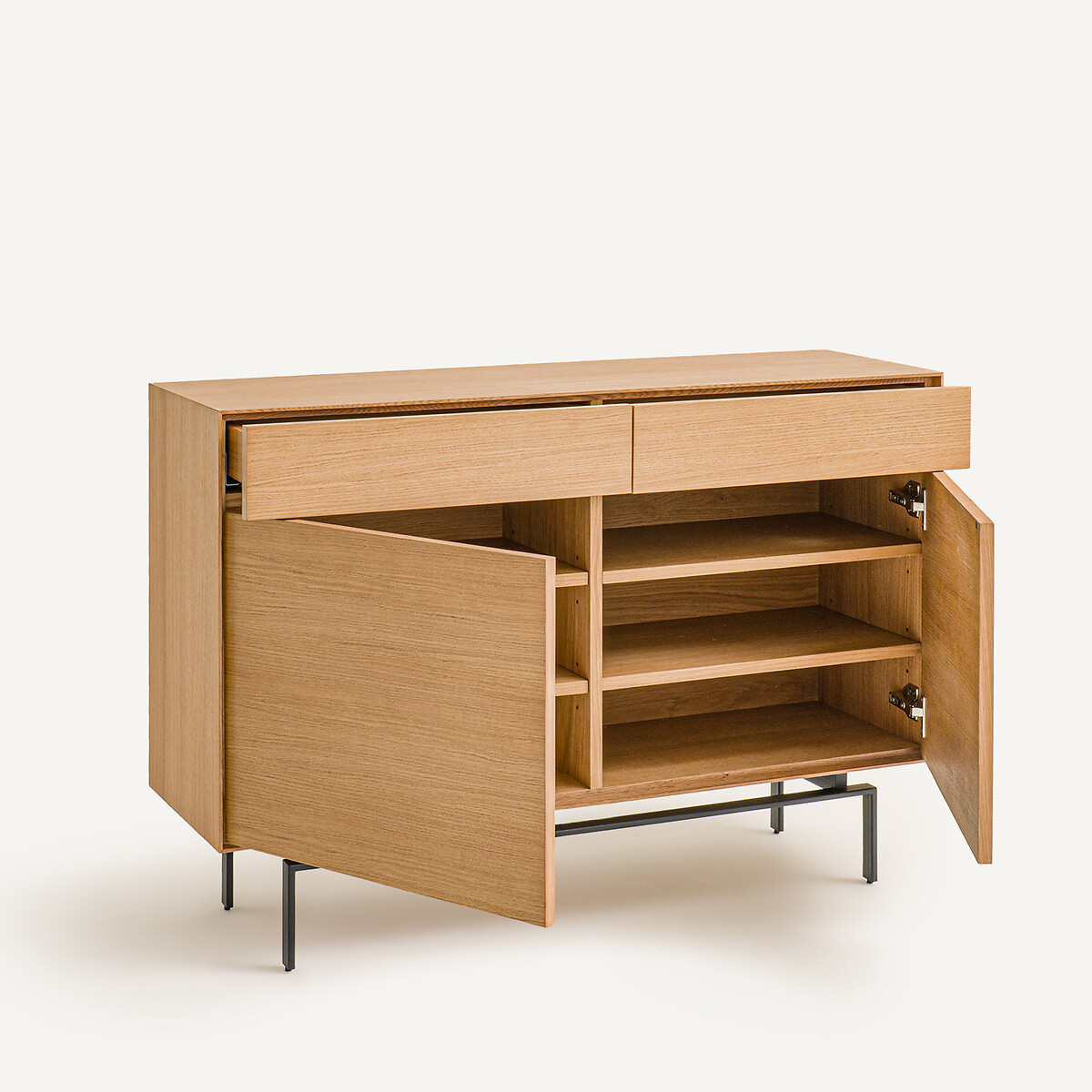 Mueble de entrada, zapatero, Oreko roble natural, AM.PM