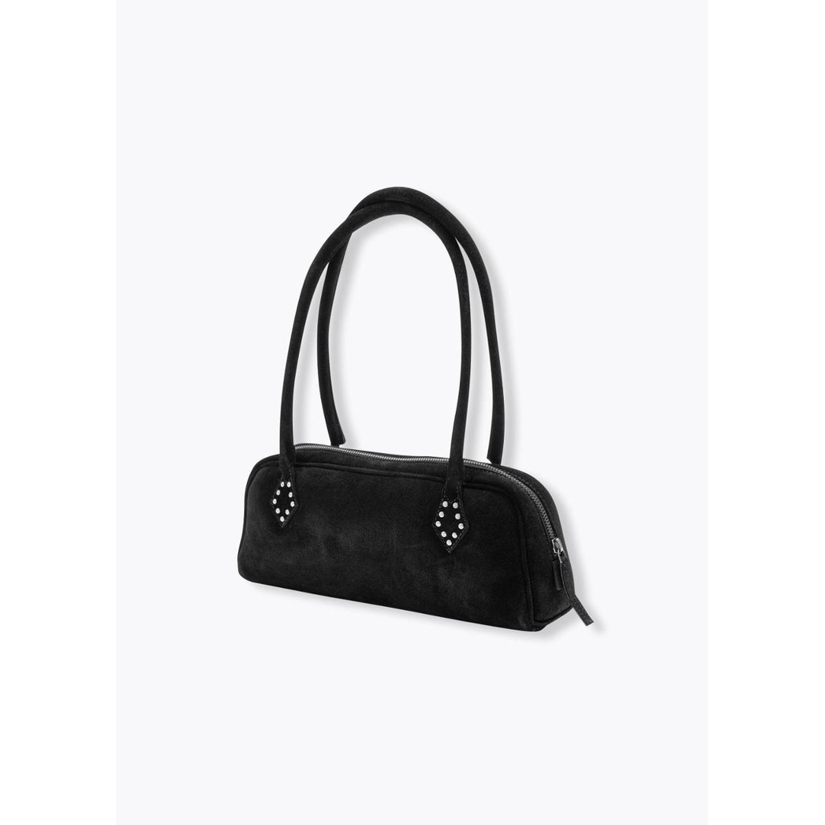 Sac baguette en cuir noir, PROMOD