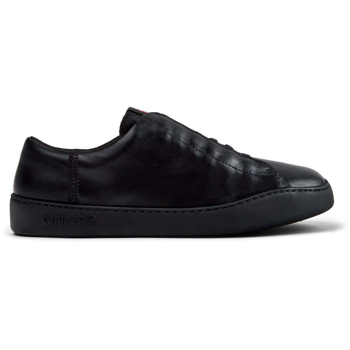 Baskets Peu Touring Smooth Leather noir, CAMPER