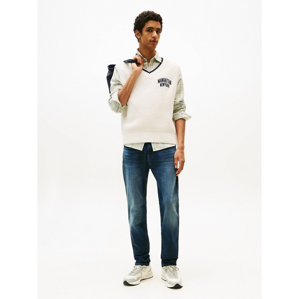 Scanton slim jeans AI1264 donkerblauw, TOMMY JEANS