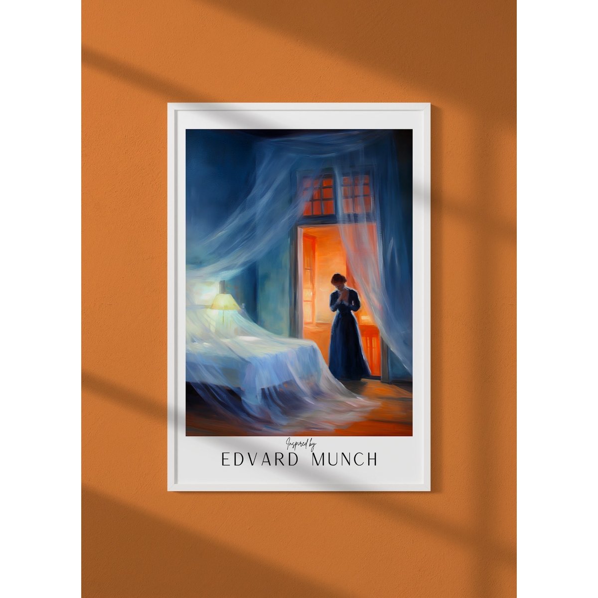 Affiche Edvard Munch n°3 blanc, L'AFFICHERIE