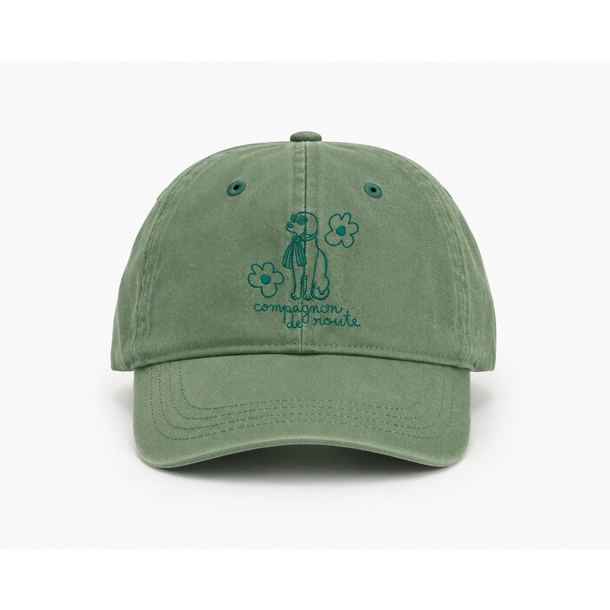Casquette Compagnon en coton COMPAGNON vert, FRNCH