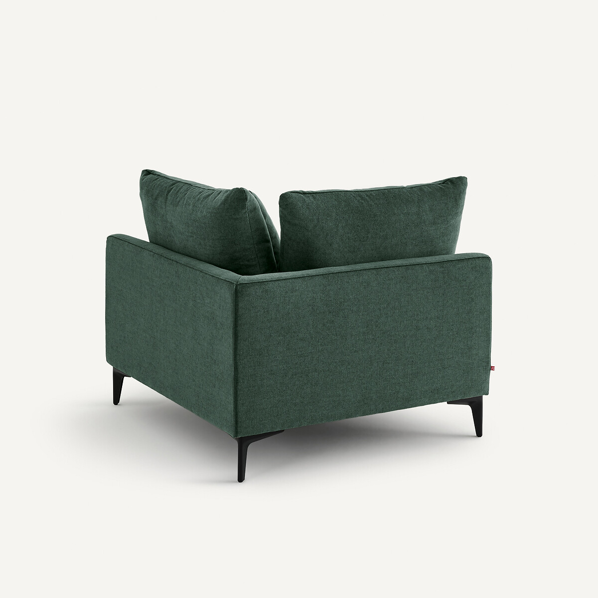 Ecksofa aus Polyester-Mischgewebe, MODERNISTE, Design Emmanuel Gallina blaugrün, AM.PM X EMMANUEL GALLINA