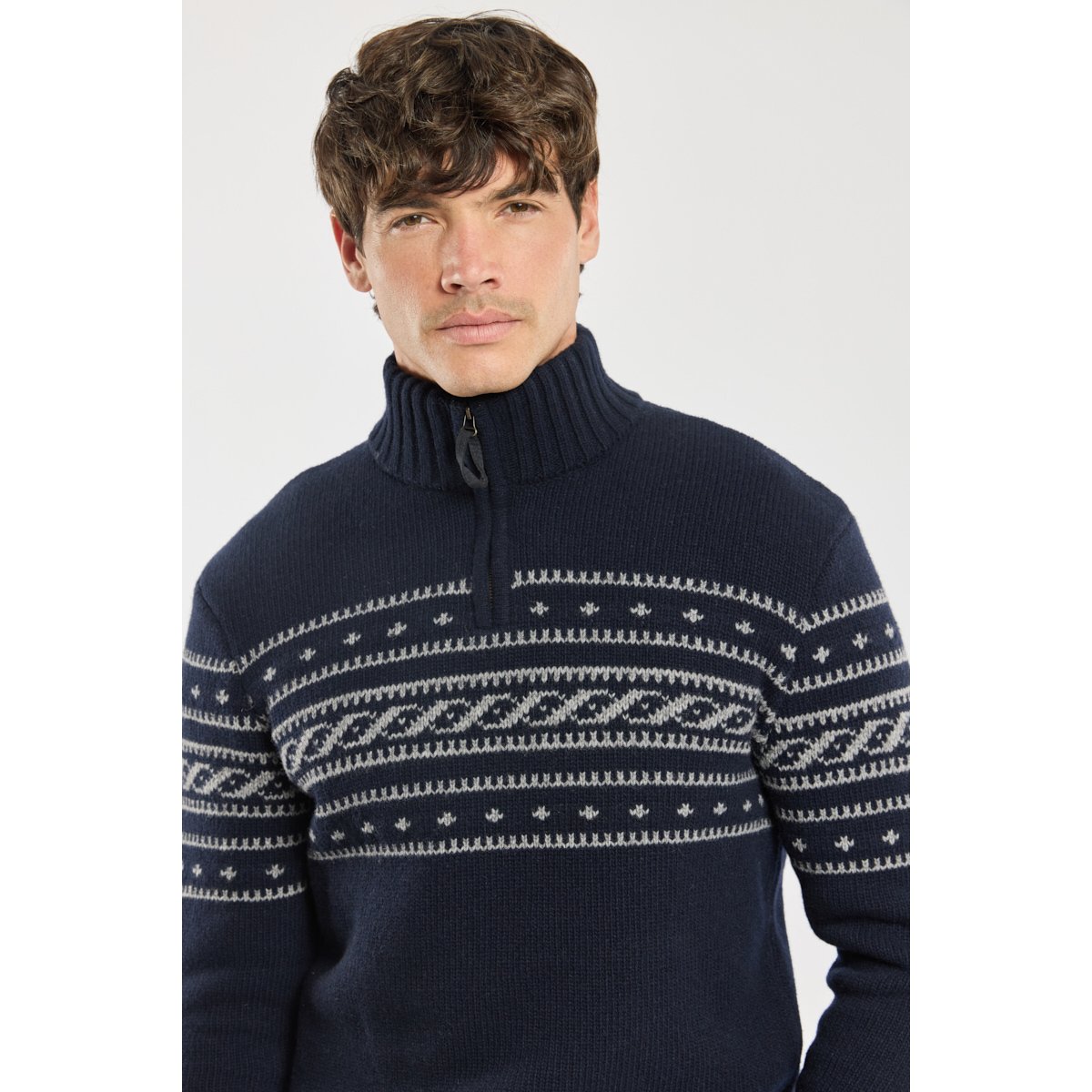 Pull camionneur Deauville - laine marine deep, ARMOR-LUX