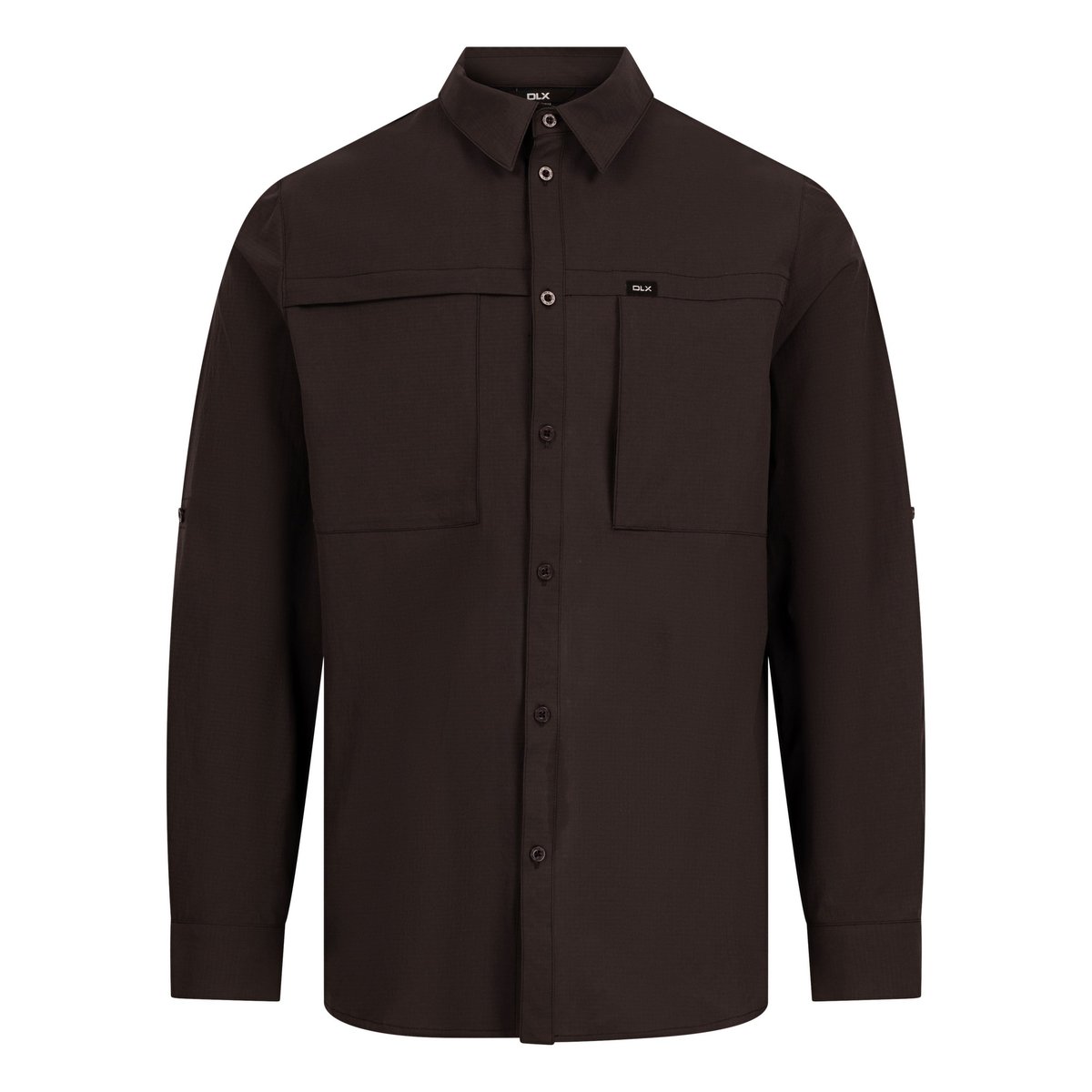 Chemise SANTIAGO DLX gris foncé, TRESPASS