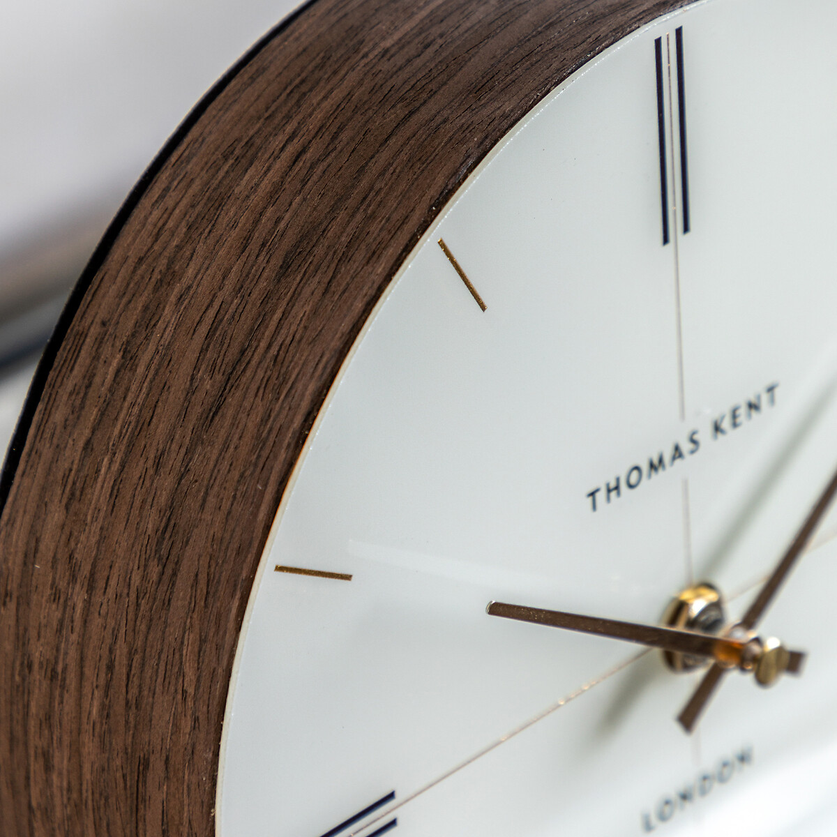 Greenwich 8" Mantel Clock walnut, THOMAS KENT