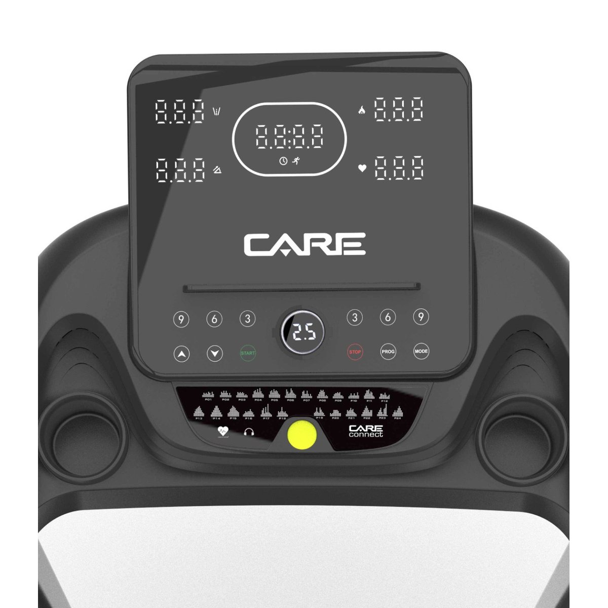 Tapis de course connecté - 18km/h - CARE - CROSSER - KINOMAP noir, CARE FITNESS