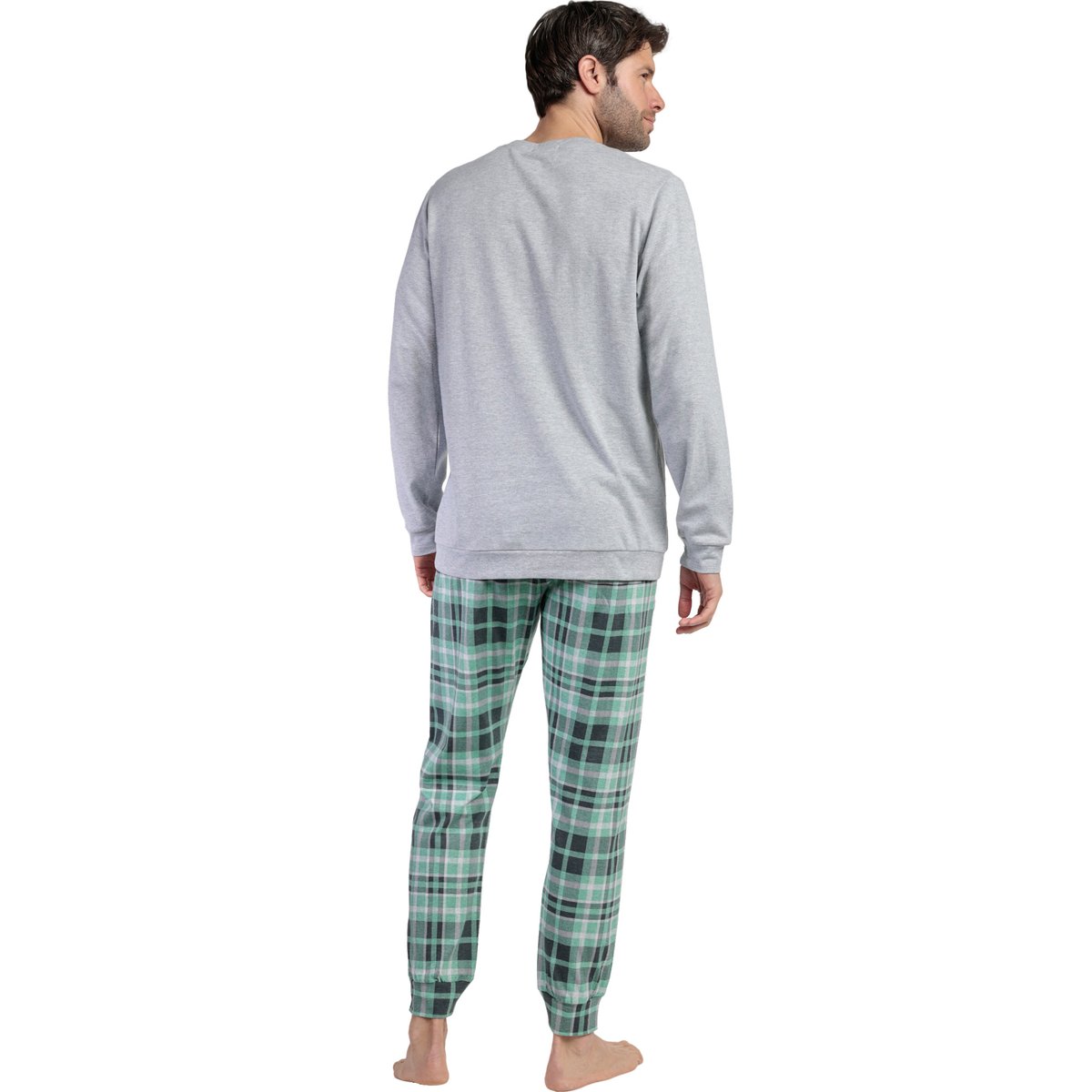 Pyjama pantalon top manches longues Vintage Car Lois gris, ADMAS