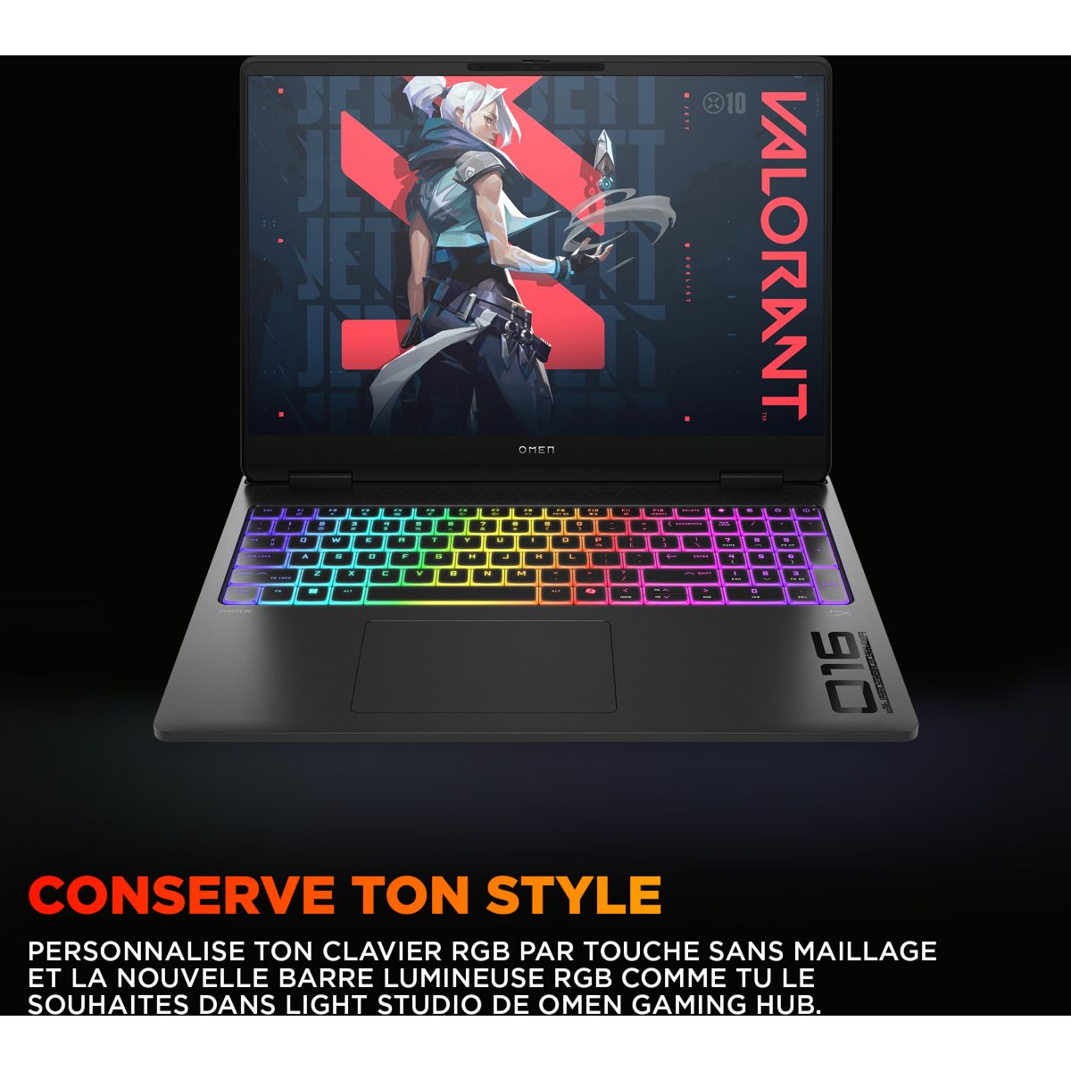 PC Gamer Omen 16" WQXGA 240Hz Intel Core Ultra 9 275HX Nvidia GeForce RTX 5070 32 Go RAM DDR5 SSD 1 To couleur unique, HP