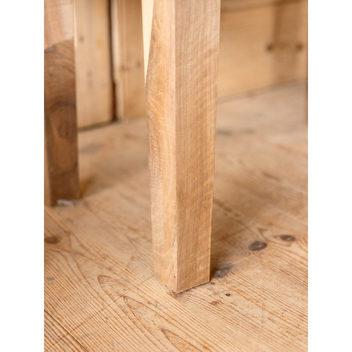 Table basse à rabats en chêne Léonie N°1105 - Bon état bois foncé, DEBONGOUT