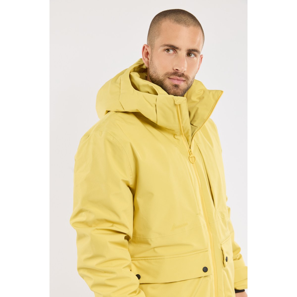 Parka courte en polyester recyclé HARDWOOD ambre, BERMUDES