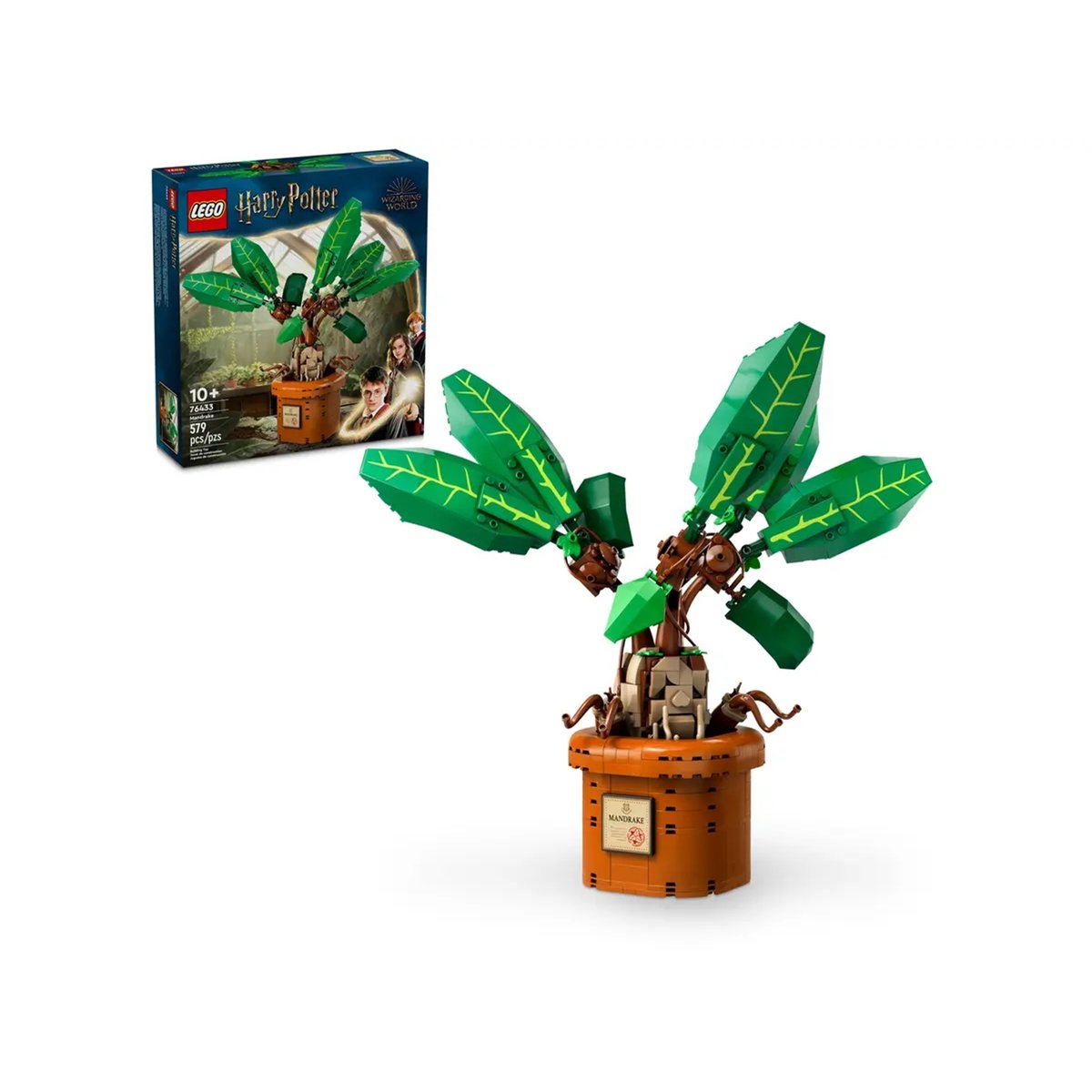 LEGO Harry Potter - Figurine Mandragore 76433 - Plante Magique à Construire multicolore, LEGO