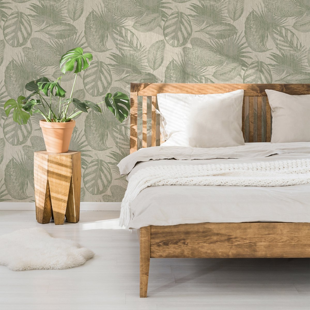 Papier peint Urban nature vert, SUPERFRESCO EASY