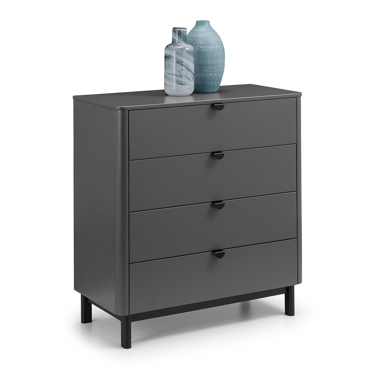 Alexis Chest of 4 Drawers slate grey, SO'HOME