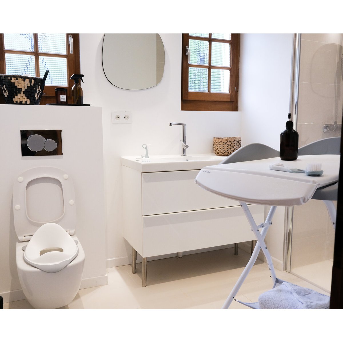 Réducteur de toilette blanc, gris, BEABA