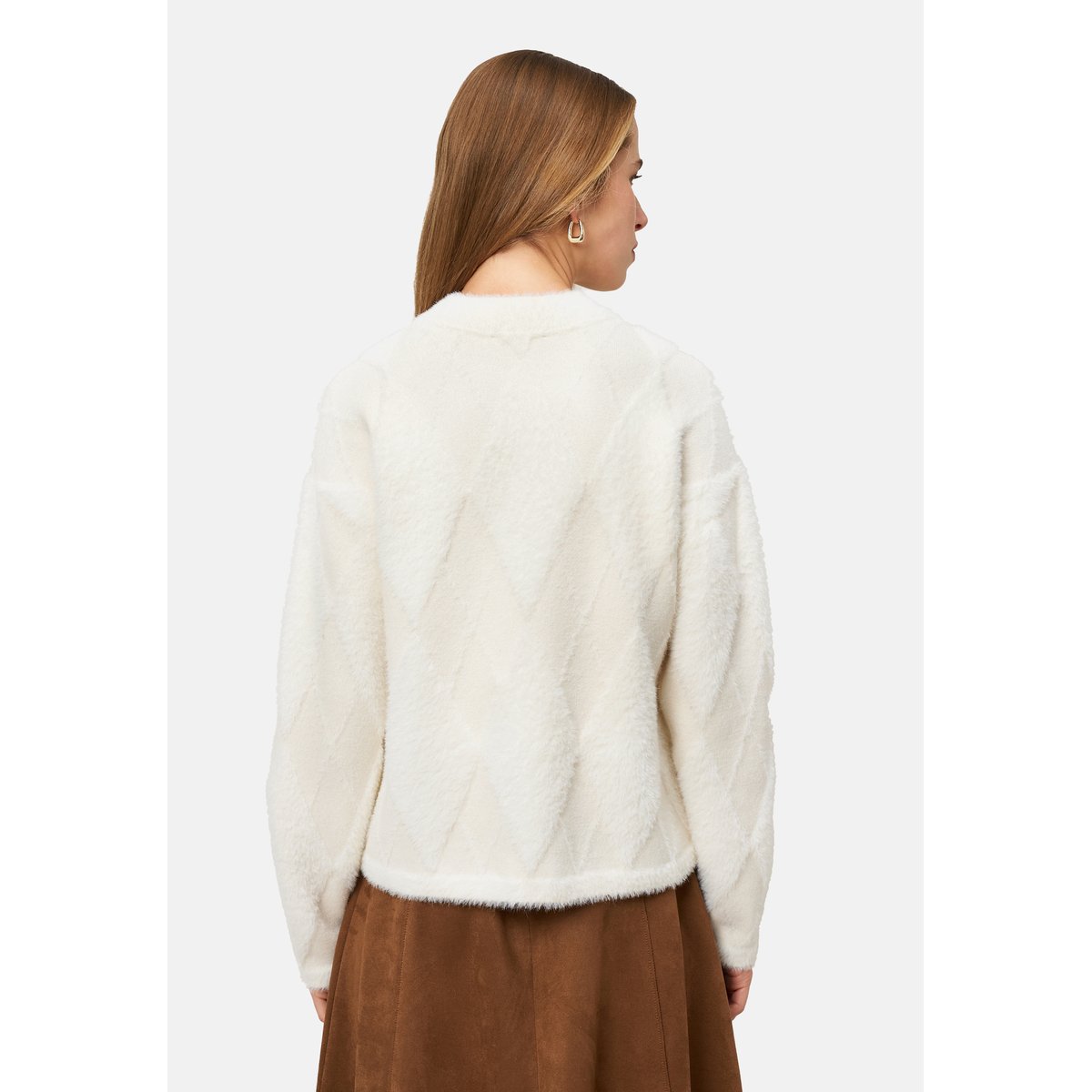 Pullover mit karomuster creamcream, ZERO