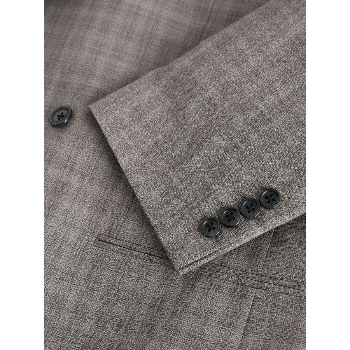 Veste de costume croisée carreaux n. premium marron, NEXT