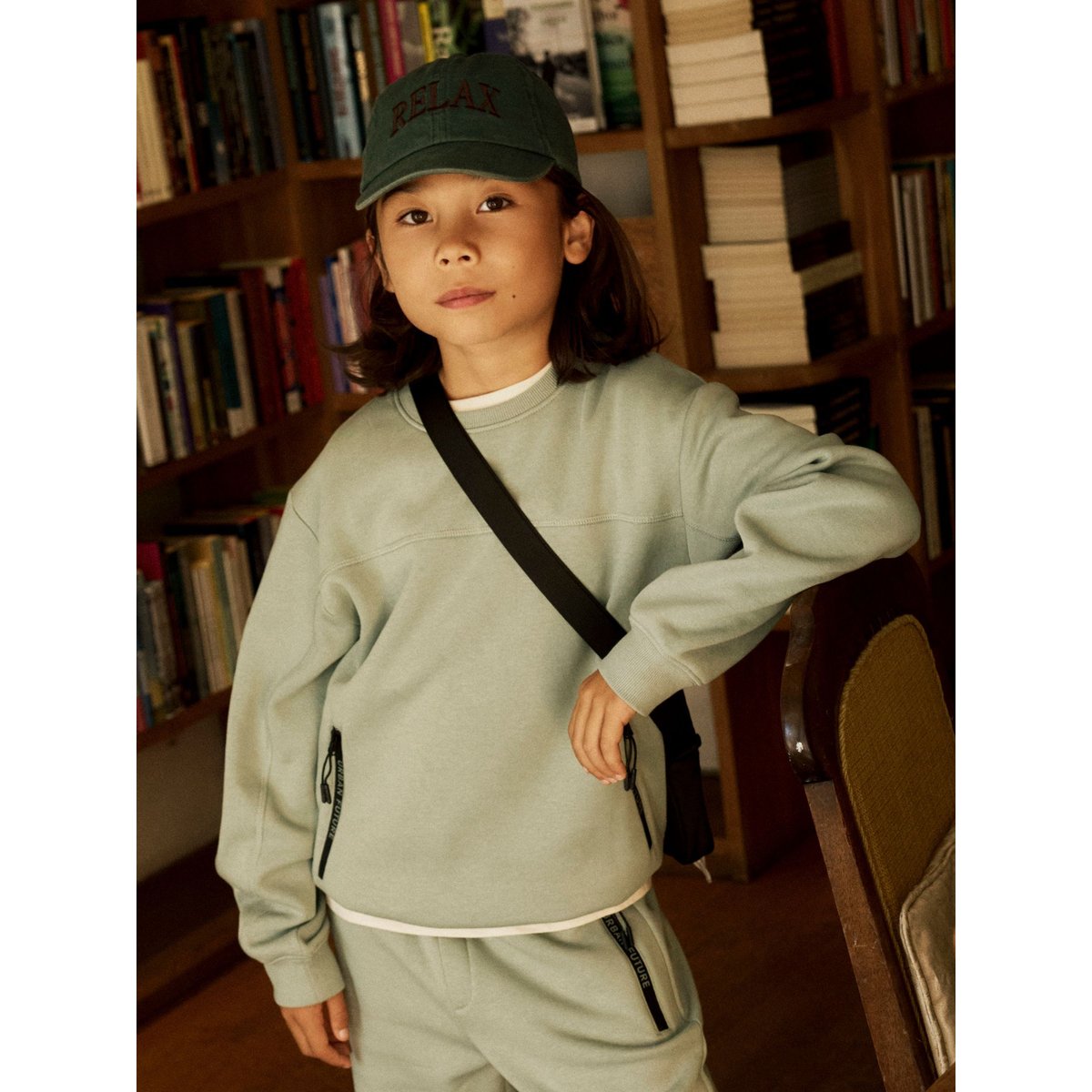 Sweat-Shirt green milieu, NAME IT