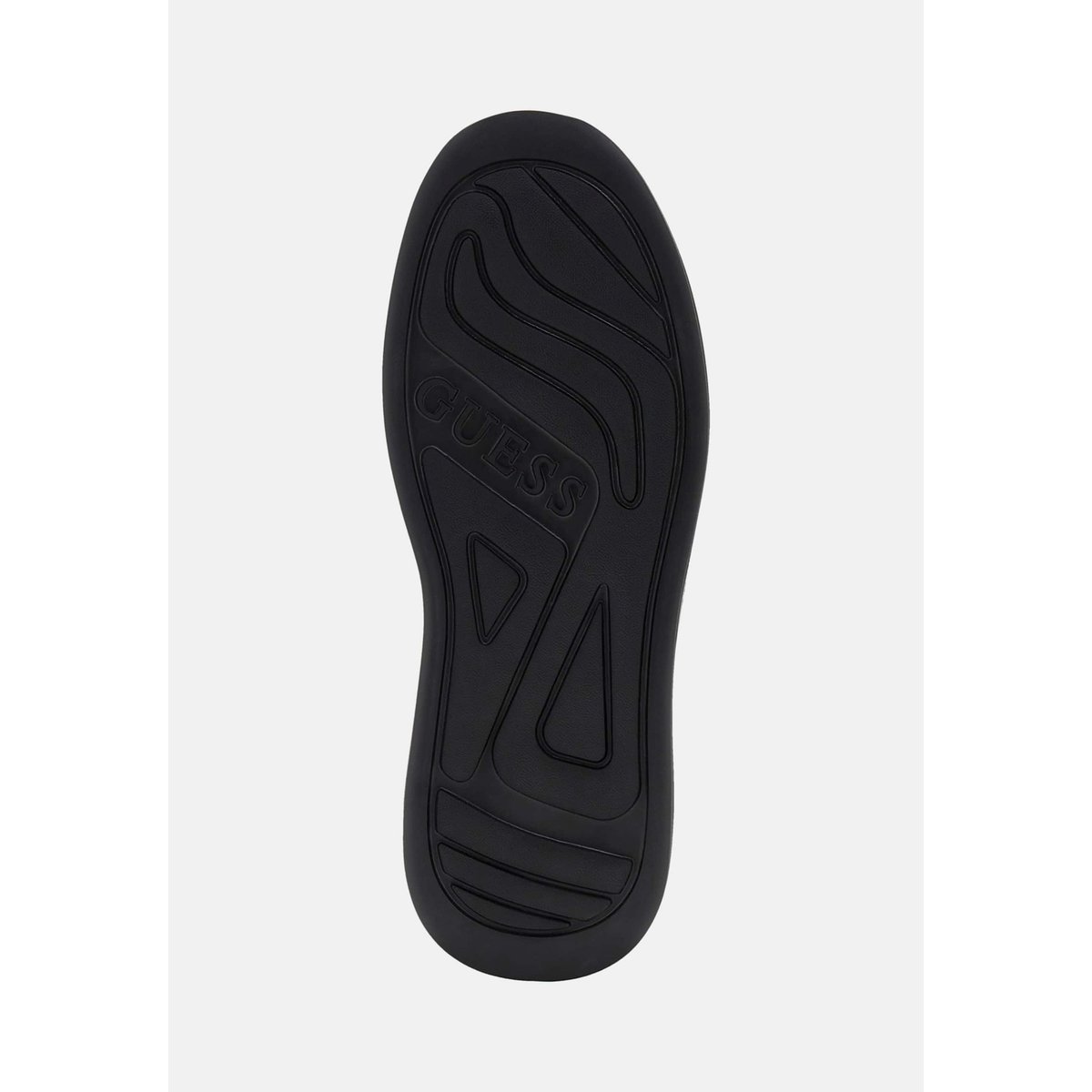 Sneakers Elba Cuir Mélangé noir, GUESS