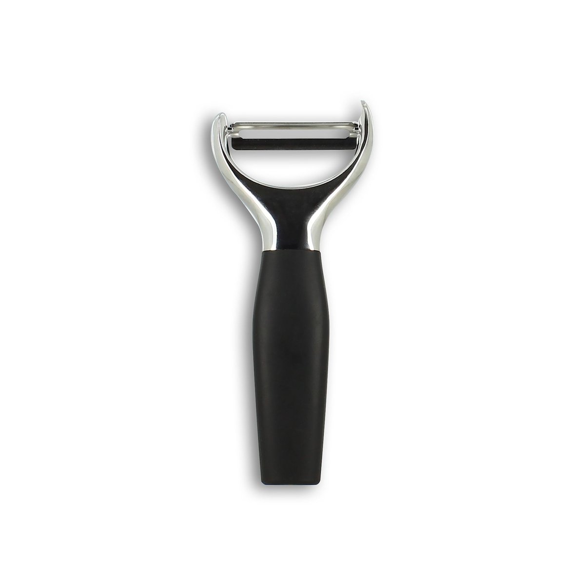 Eplucheur en acier inoxydable, DELUXE inox-noir, MENASTYL