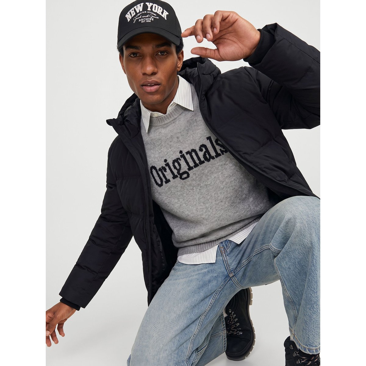 Doudoune black 1, JACK & JONES