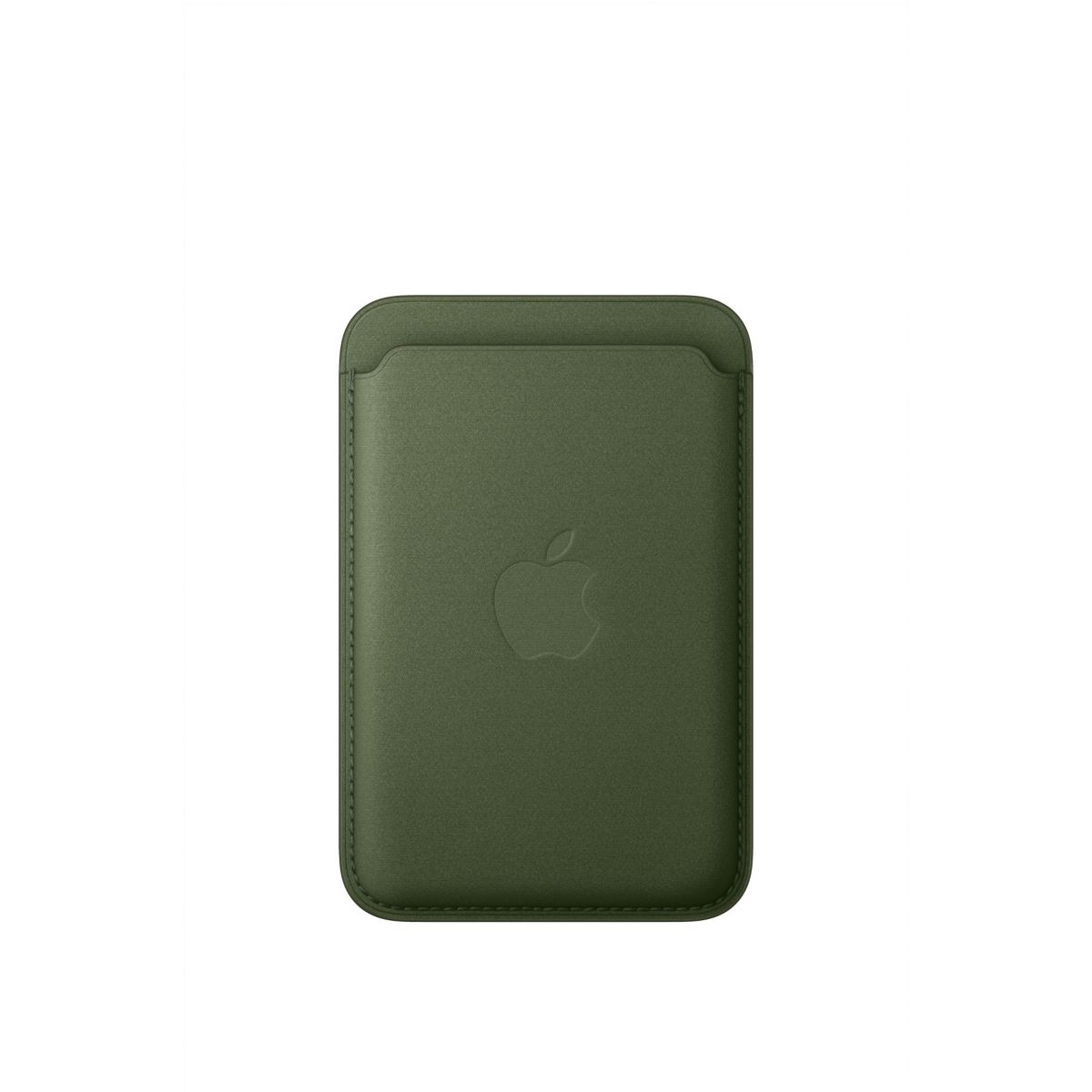 Porte-cartes MagSafe tissage fin Vert Mousse couleur unique, APPLE
