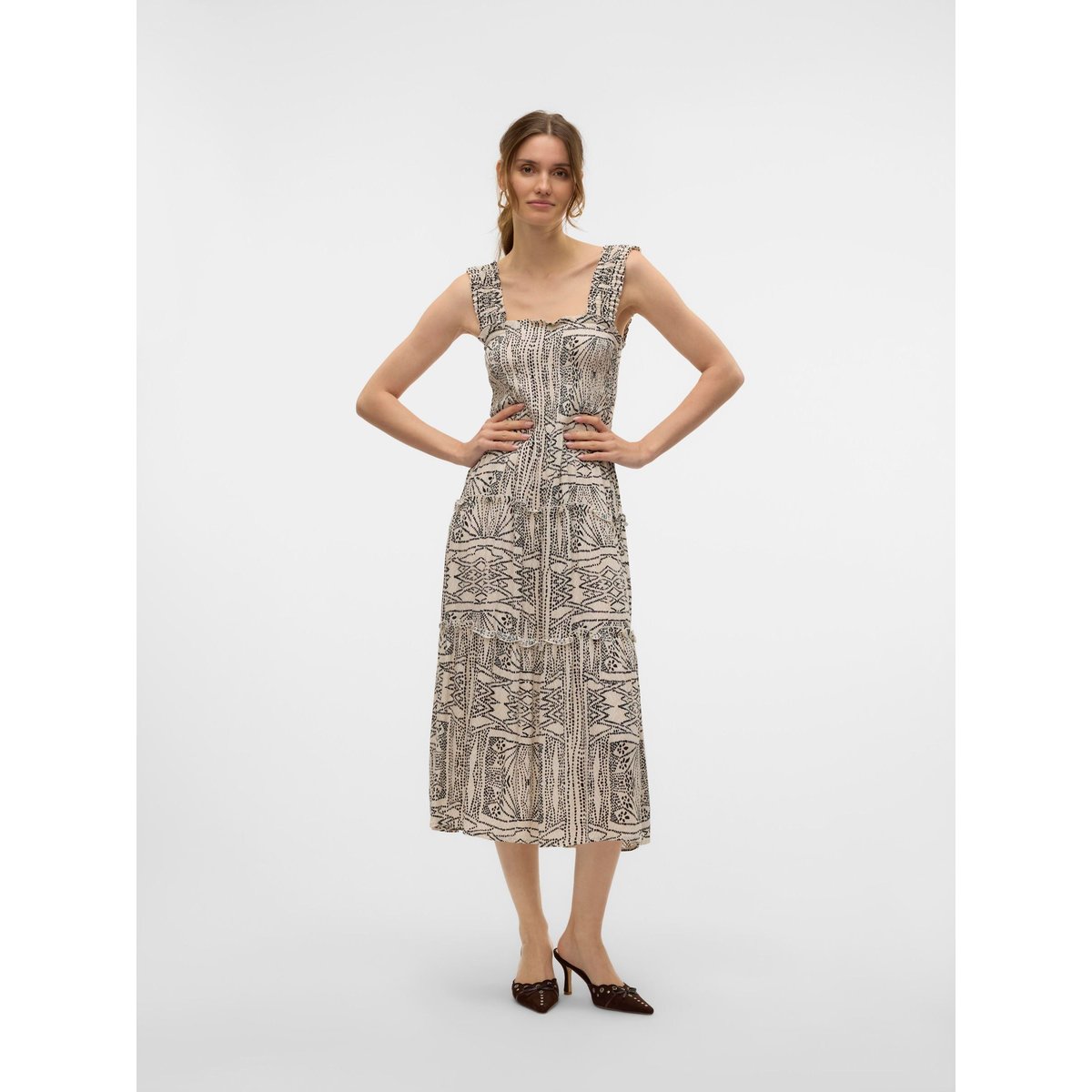 Robe oatmeal, VERO MODA