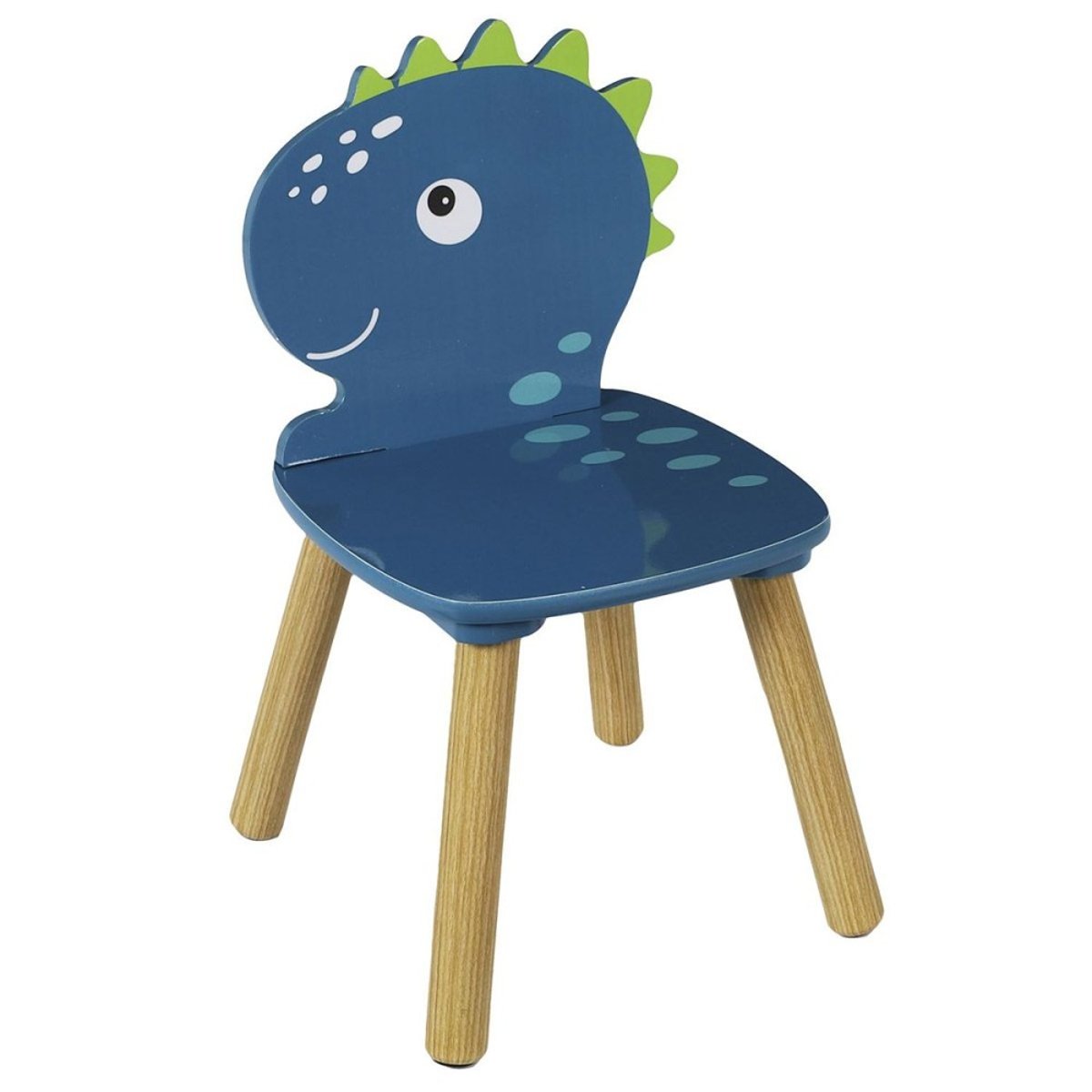 Table et 2 chaises Dino pour enfant bleu, DECORATIE
