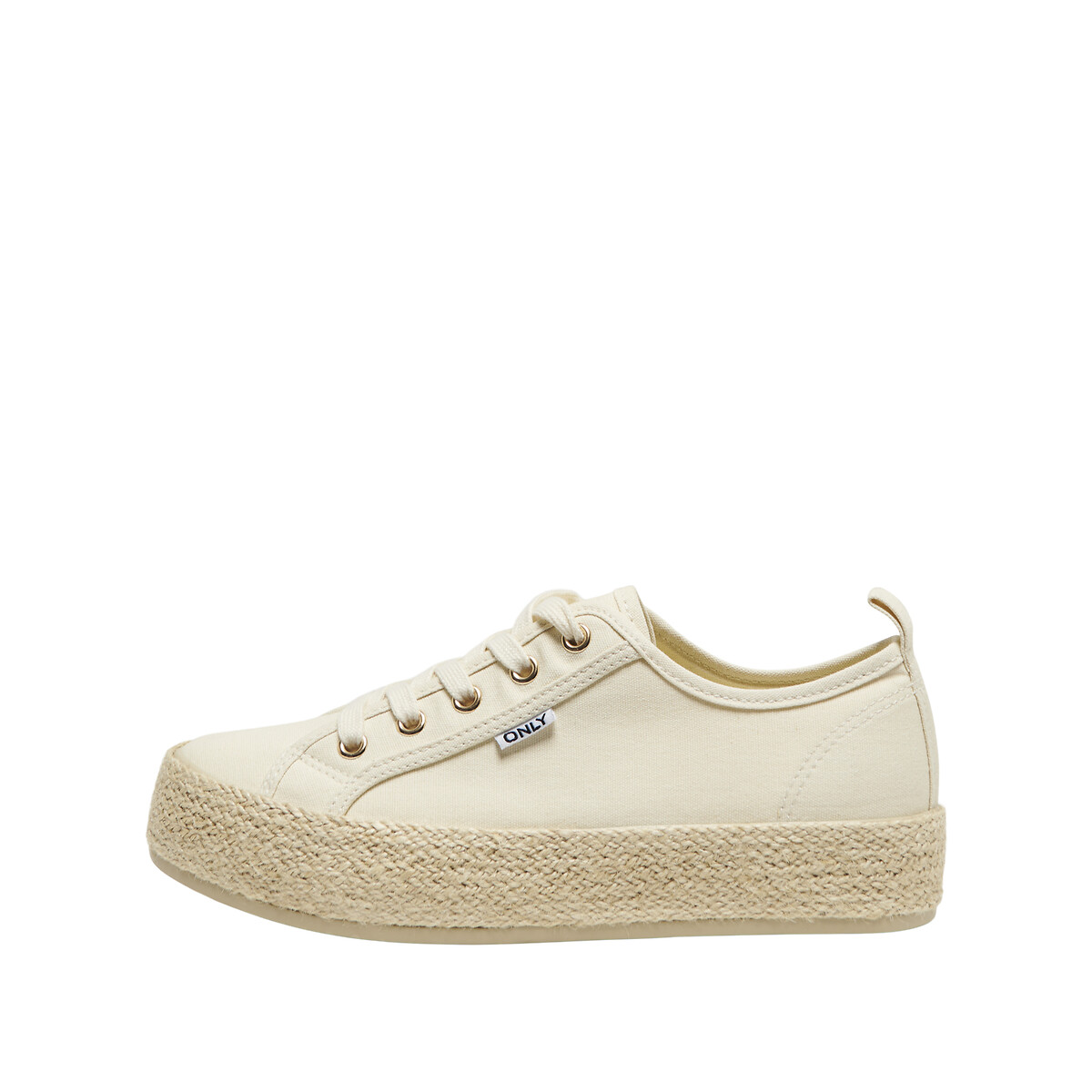 Baskets basses, semelle espadrille Lida beige, ONLY SHOES 