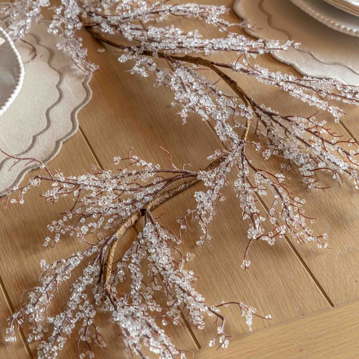 180cm Frosted Twig Garland brown , ÉDITÉ