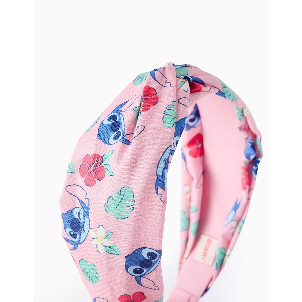 Serre-tête avec motif Stitch et fleurs rose clair, ZIPPY