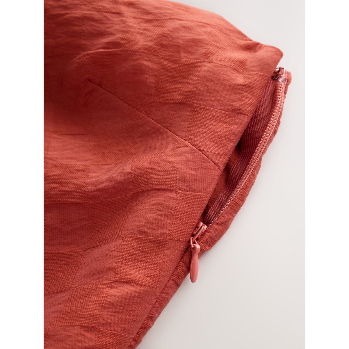 Haut dos nu à damier jacquard rouge rouille, NEXT