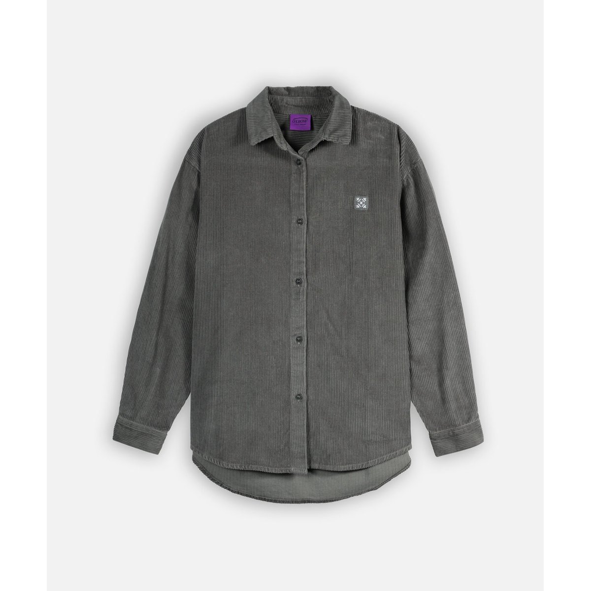 Chemise manches longues CORD pewter, OXBOW
