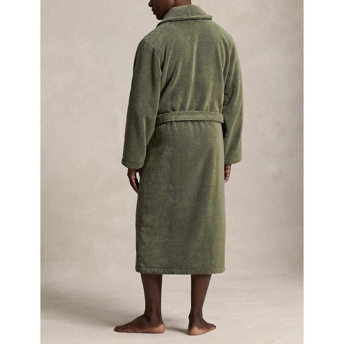 Shawl-Collar Towelling Bathrobe olive, POLO RALPH LAUREN