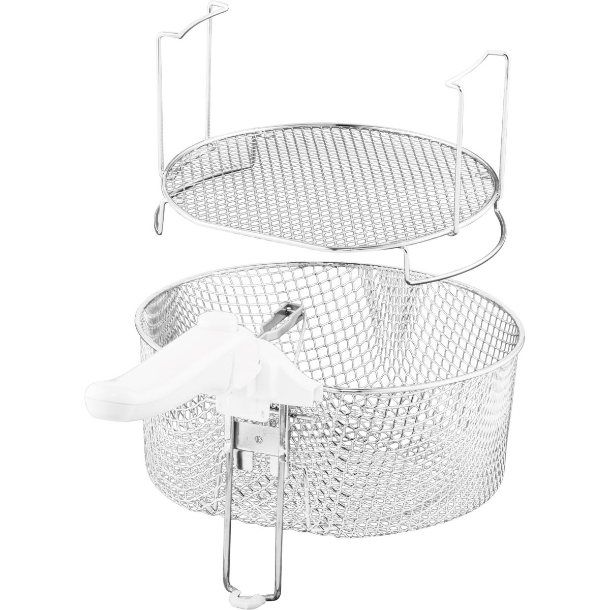 Friteuse Mega XXL 2Kg snacking AM481010 blanc, MOULINEX